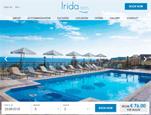Tablet Screenshot of irida-apts.gr